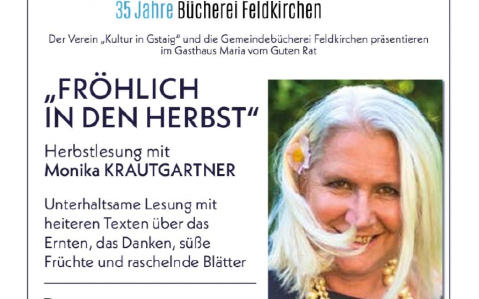 Plakat: Herbstlesung 2024